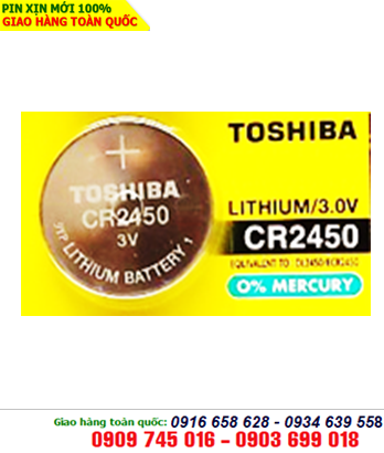 Toshiba CR2450 ; Pin 3v lithium Toshiba CR2450 